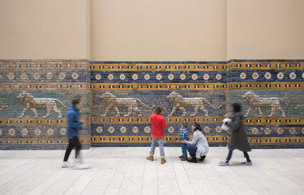 Prozessionsstraße von Babylon im Pergamonmuseum Berlin