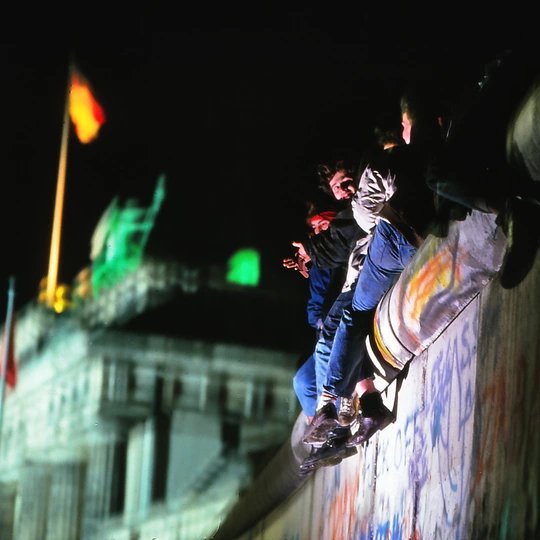 Fall of the Berlin Wall, November night 1989  Fall of the Berlin Wall, November night 1989