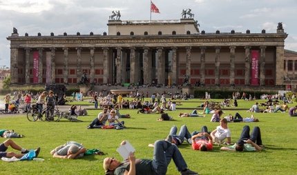Lustgarten an der Museumsinsel Altes Museum
