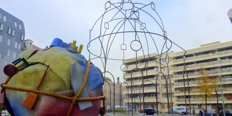 Memoria Urbana Berlin, Silhouette der Bethlehemskirche, Berlin Memoria Urbana Berlin - frühere Bethlehemskirche