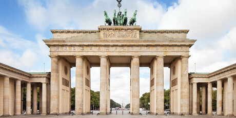 Brandenburg Gate, in Berlin, Germany
