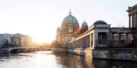 Berlin Cathedral  Sight Berlin Cathedral at sunrise