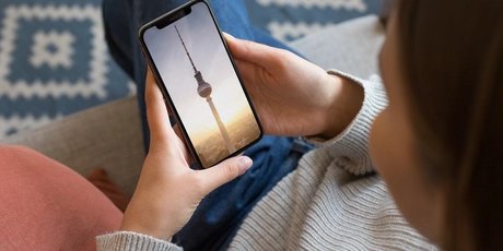 Live-Streams aus Berlin Live-Streaming, Fernsehturm auf dem Handy