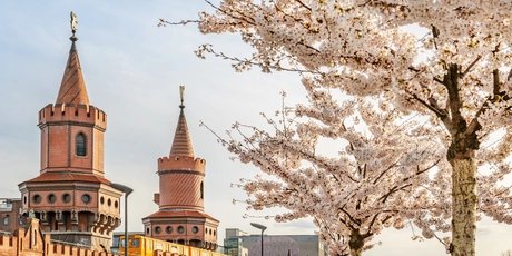 Oberbaumbrücke im Frühling Oberbaumbrücke im Frühling