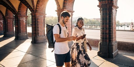 Sommertag an der Oberbaumbrücke Hier geht's zum visitBerlin-Blog
