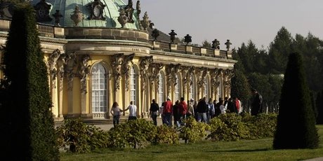 Schloss Sanssouci in Potsdam Schloss Sanssouci in Potsdam
