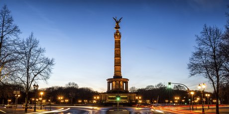 Siegessäule - evening light Siegessäule - evening light