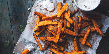 Streetfood sweet potato fries