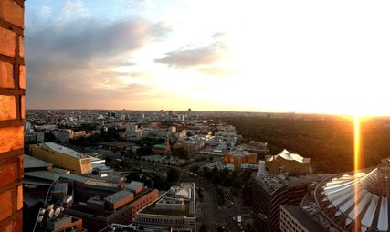 Panoramapunkt at Potsdamer Platz Vew from the Panoramapunkt at Potsdamer Platz Berlin