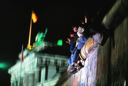 Fall of the Berlin Wall, November night 1989 Fall of the Berlin Wall, November night 1989