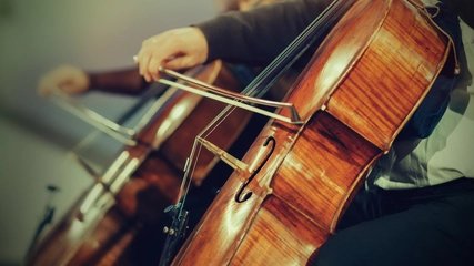 Classical Music Symphony Orchestra on stage