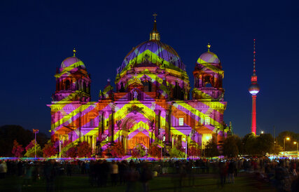 Festival of Lights in Berlin at the Berlin Cathedral