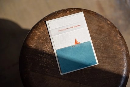 Postkarte aus der Papierwerkstatt Friedrichshagen Postkarte aus der Papierwerkstatt Friedrichshagen