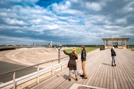Roof terrace, THF Tower Tempelhofer Feld Berlin Roof terrace, THF Tower Tempelhofer Feld Berlin