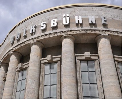 Theater Volksbühne Exterior view of the Volksbühne Berlin