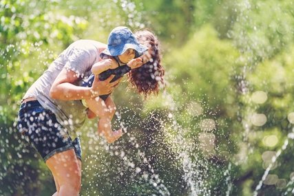 Cooling for toddlers Wasserspielplätze