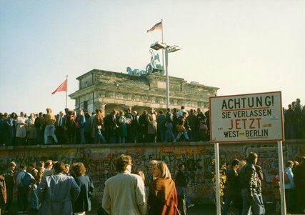 Berliner Mauer 1989 am Brandenburger Tor Brandenburger Tor 1989