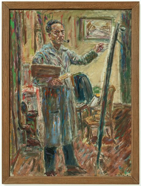 Robert Liebknecht, Selbstporträt, 1940 (Bild: VG Bild-Kunst Bonn 2024)