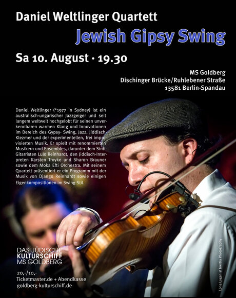 KEY VISUAL Daniel Weltlinger Quartett: Jewish Gipsy Swing