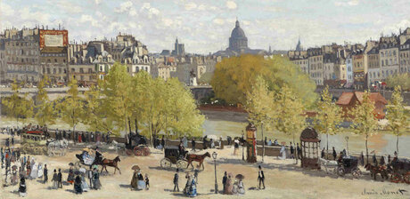 Claude Monet, Saint Germain l'Auxerrois, Detail, 1867