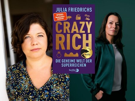 KEY VISUAL Julia Friedrichs im Gespräch mit Anne Will: Crazy Rich. Die geheime Welt der Reichen