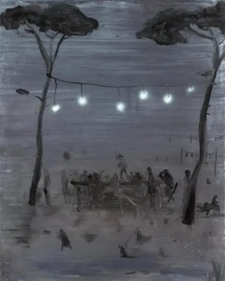 Norbert Schwontkowski, Tarantella, Öl auf Leinwand, 100 x 80cm, 2008 Norbert Schwontkowski, Tarantella, Öl auf Leinwand, 100 x 80cm, 2008