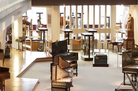 Blick ins Musikinstrumenten-Museum