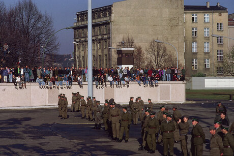 Berliner Mauer 10. Nov 1989