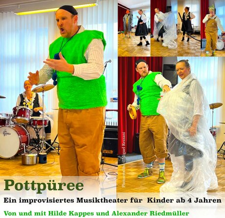 Pott-Pürée - Improvisiertes Musiktheater, Flyer