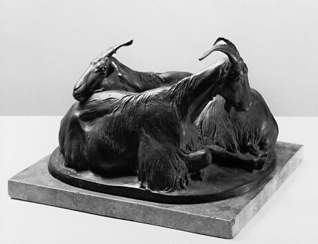 August Gaul, Die Ziegen, Bronze, 1898