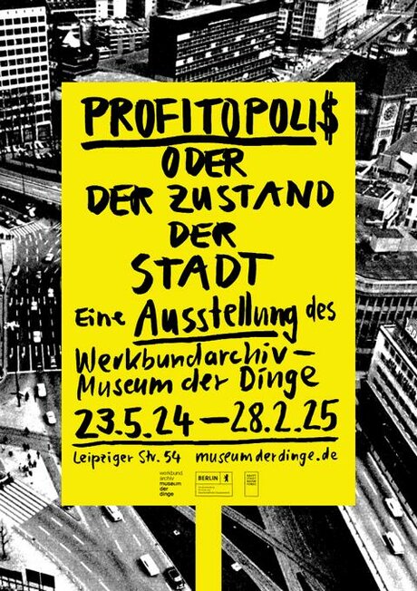 Keyvisual „Profitopolis oder der Zustand der Stadt“ Gestaltung © Hug & Eberlein