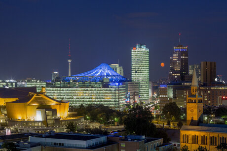 Philharmonie Berlin mit Potsdamer Platz