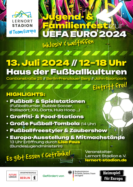 POSTER #TeamEuropa Jugend- und Familienfest zur UEFA Euro 2024