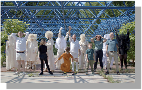 Video still from “A Wonderful World” by The Gray Voice Ensemble, 2024