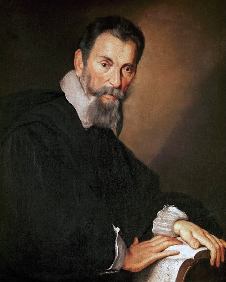 Claudio Monteverdi, von Bernardo Strozzi, ca.1630