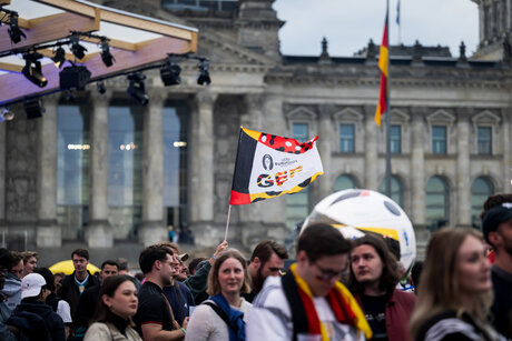 Fan Zone am Reichstag