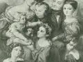 Wilhelm Hensel: Alexander Mendelssohn mit seiner Familie, 1832 Wilhelm Hensel: Alexander Mendelssohn mit seiner Familie, 1832