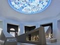 Deckenprojektion des im Kuppelraum befindlichen Moduls „Turfan Sammlung Zentralasien“ des Museums für Asiatische Kunst im Humboldt Forum. Deckenprojektion des im Kuppelraum befindlichen Moduls „Turfan Sammlung Zentralasien“ des Museums für Asiatische Kunst im Humboldt Forum.