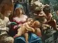 Adam Elsheimer, Die Heilige Familie mit Engeln und Johannesknaben, Detail, um 1600 Adam Elsheimer, Die Heilige Familie mit Engeln und Johannesknaben, Detail, um 1600