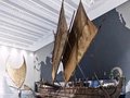 Ausstellungsansicht des Moduls "Ozeanien: Mensch und Meer. Ein Meer von Inseln" des Ethnologischen Museums im Humboldt Forum Ausstellungsansicht des Moduls "Ozeanien: Mensch und Meer. Ein Meer von Inseln" des Ethnologischen Museums im Humboldt Forum