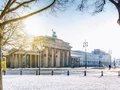 Das Brandenburger Tor im Winter Brandenburger Tor im Winter