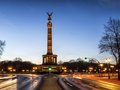 Siegessäule - evening light Siegessäule - evening light