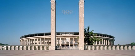 Olympiastadion Berlin entrance of the Olympiastadion Berlin