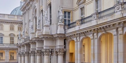Humboldt Forum Berlin, north facade of the Schlüterhof Humboldt Forum Berlin, north facade of the Schlüterhof