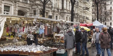 Adventsökomarkt rund um den Kollwitzplatz Advents-Ökomarkt am Kollwitzplatz in Berlin