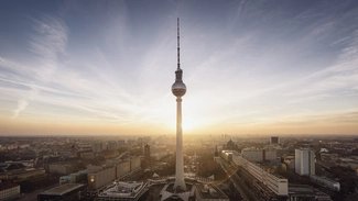 Panorama von Berlin mit Fernsehturm