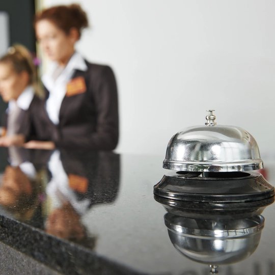 Reception in the lobby of a hotel Reception in the lobby of a hotel