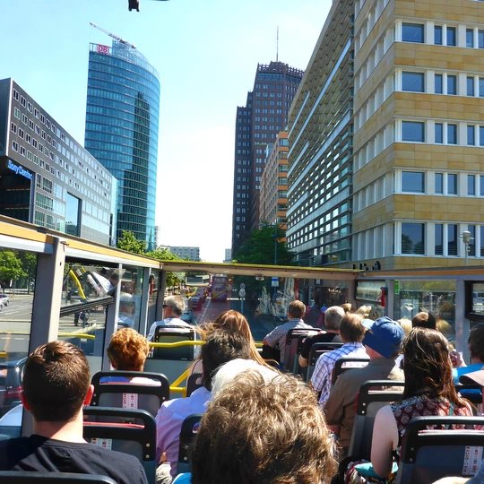 Bustour at Potsdamer Platz Bustour at Potsdamer Platz in Berlin