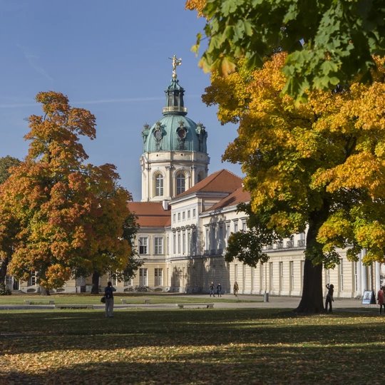 Schloss Charlottenburg in autum Charlottenburg Palace - a highlight in Berlin
