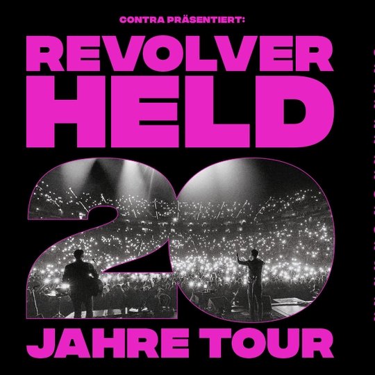 KEY VISUAL Revolverheld: 20 Jahre Tour KEY VISUAL Revolverheld: 20 Jahre Tour